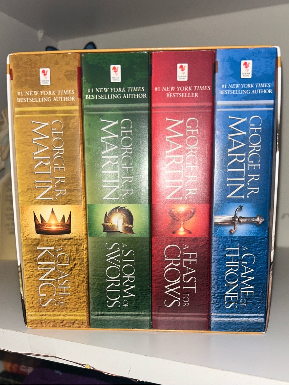 George R.R. Martin A Song of Ice and Fire  4-Book Box Set - Multicolor